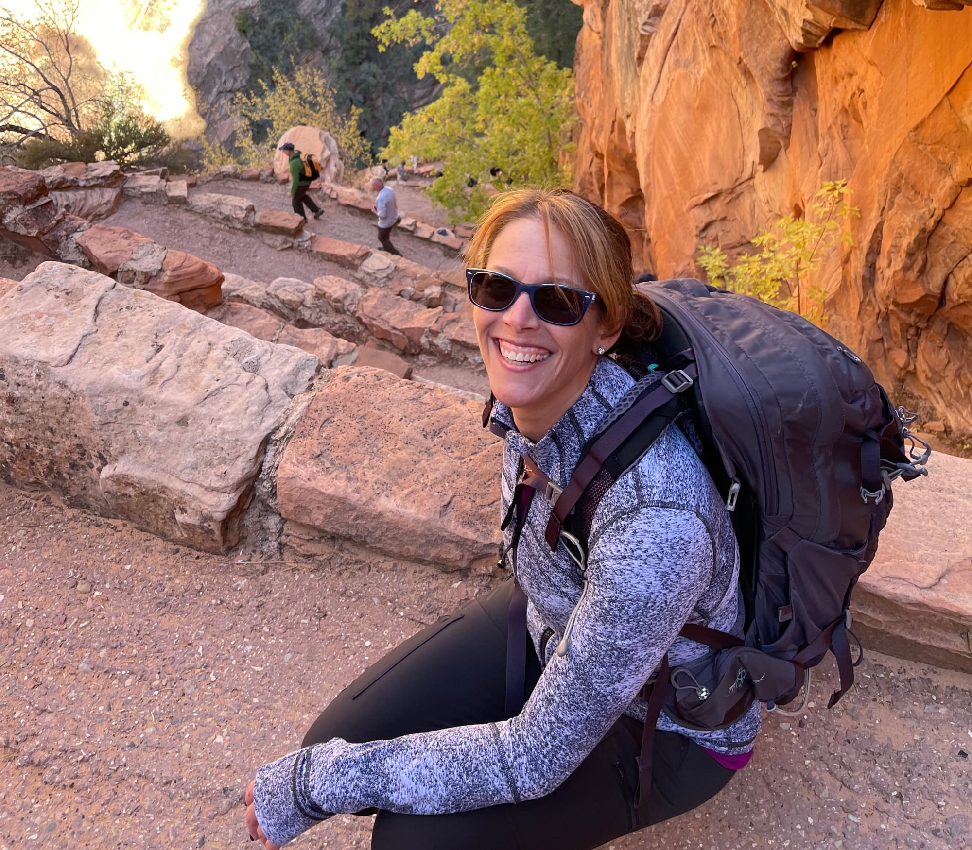 Debra Orringer midlife health coach hiking outdoors