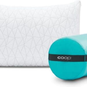 Coop Home Goods compressible memory foam travel pillow