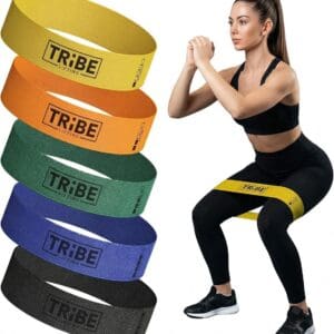 Fabric loop resistance bands set